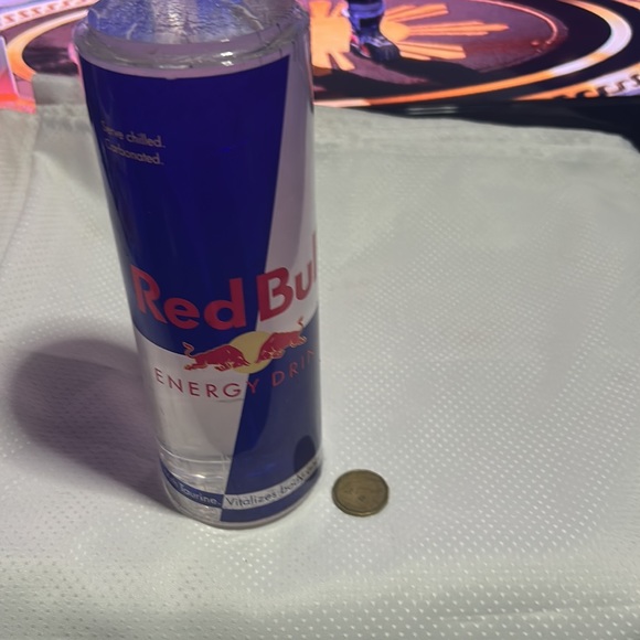 Large Glass Red Bull Display Piece Energy Drink Rare Promo F1 - Picture 4 of 4